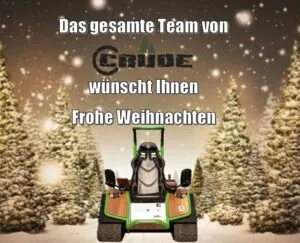 Weihnachtsgruß von Crude-Team mit Winterlandschaft